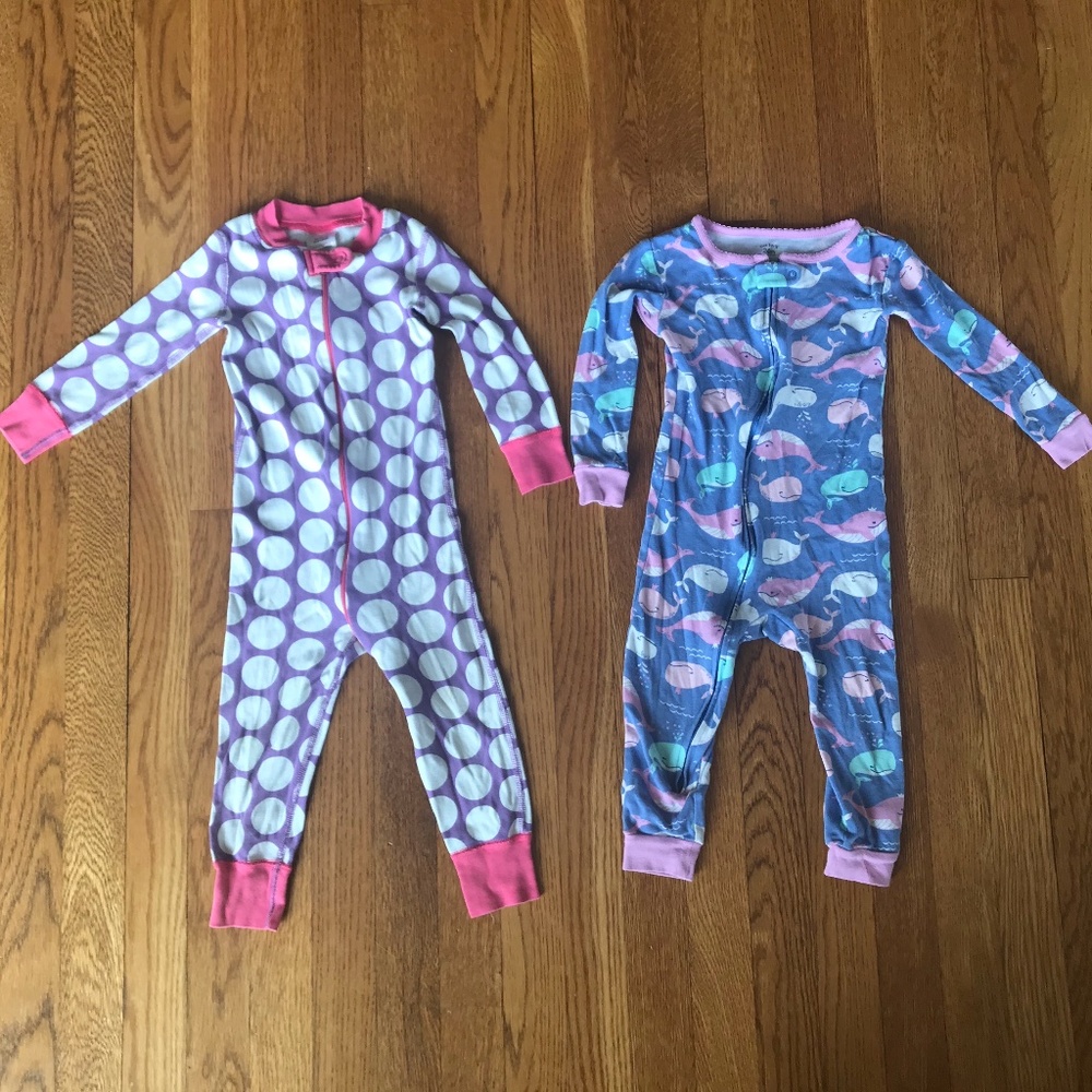 Hanna Andersson and Carter's pj's, sz 18-24m